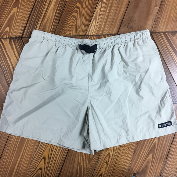 Columbia Pants - Columbia Tan Lightweight Drawstring Shorts Women